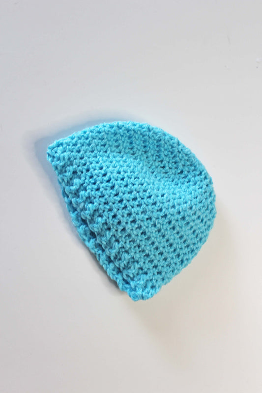 Crocheted Newborn Beanie/Stocking Hat