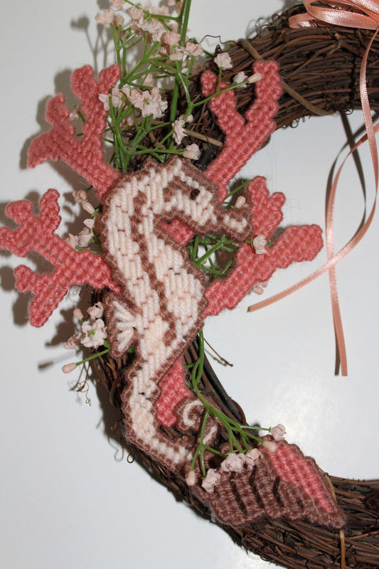 Beachy Floral Wreath