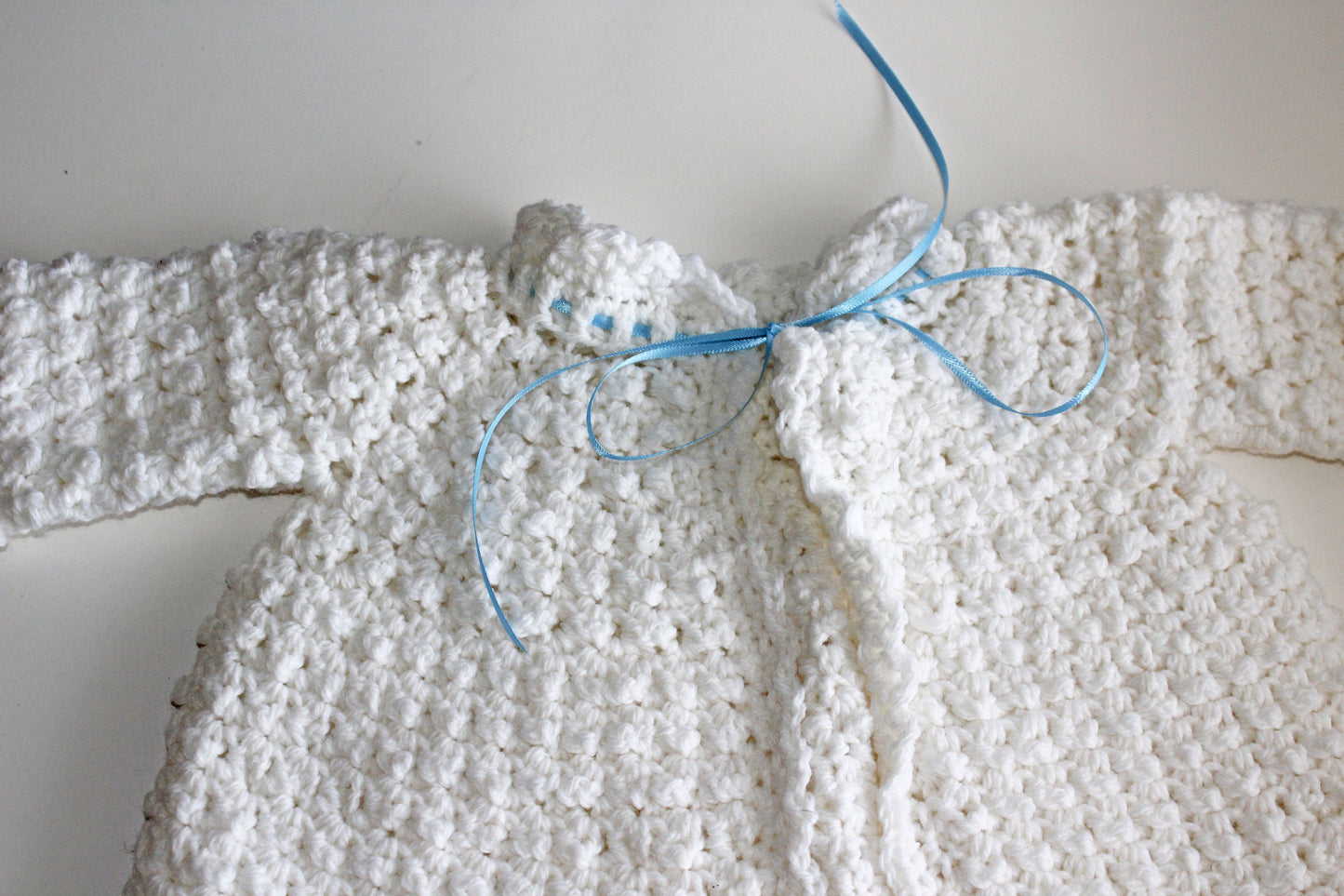 Crocheted Newborn Christening/Baptism Gown