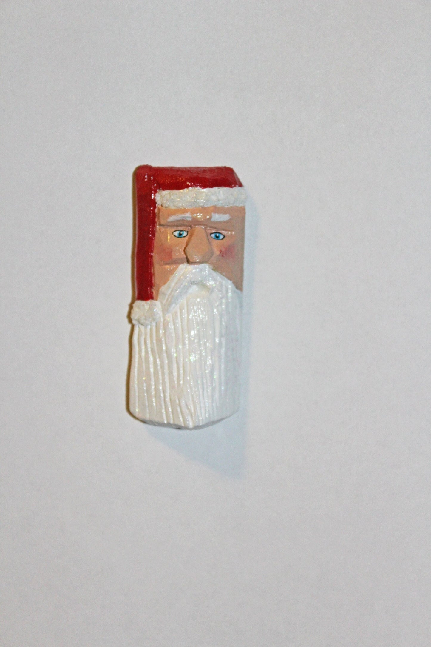 Carved Santa Magnet
