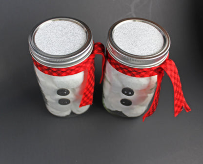 Snowball Fight in a Jar – Indoor Fun with Cotton Snowballs, Quart Glass Jar, Winter Game for All Ages
