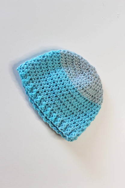 Crocheted Newborn Beanie/Stocking Hat
