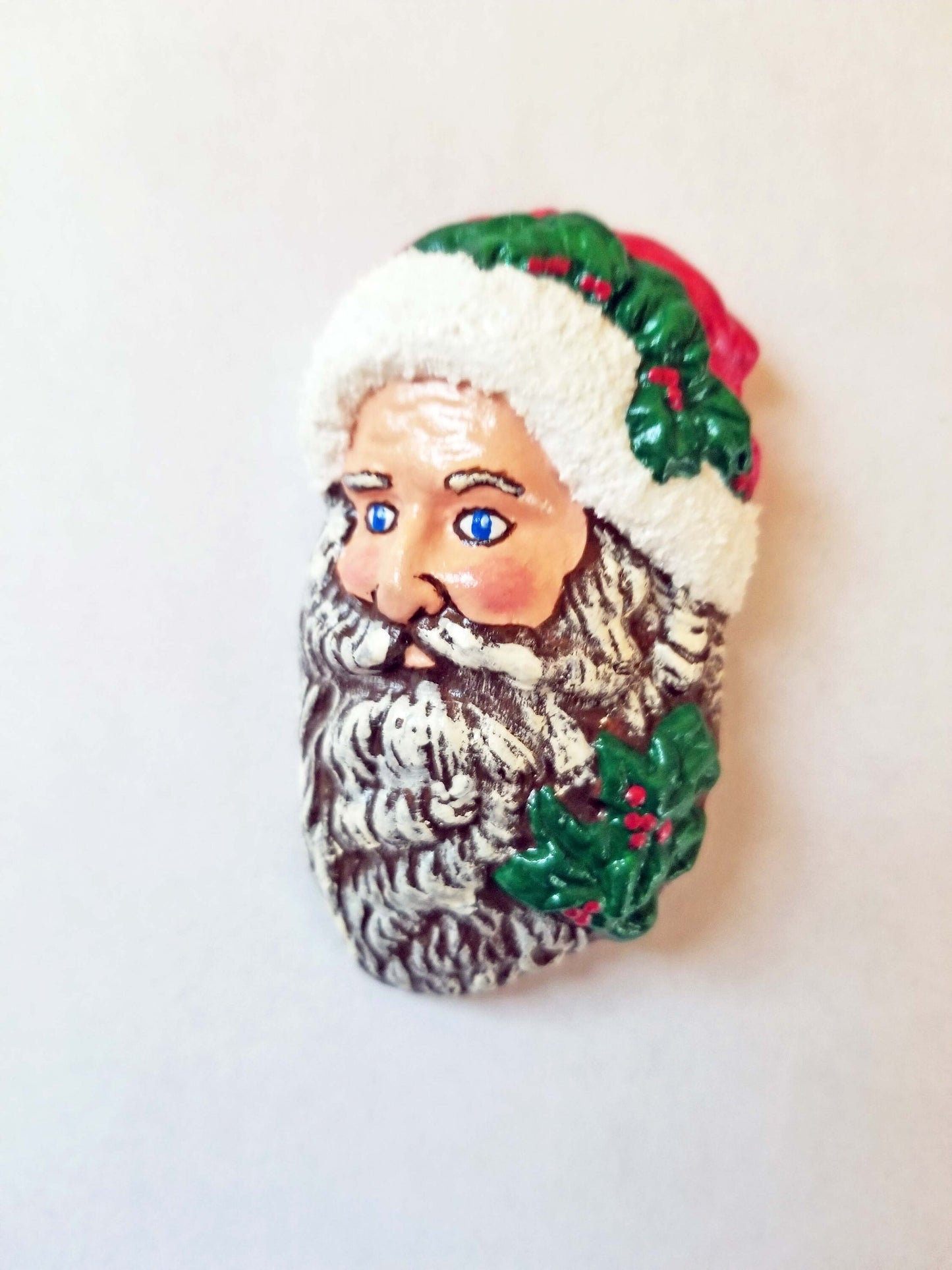 Ceramic Santa Magnet
