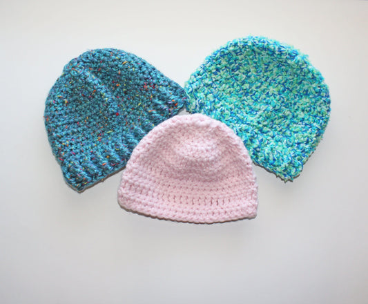 Crocheted Children's Beanie/Stocking Hat