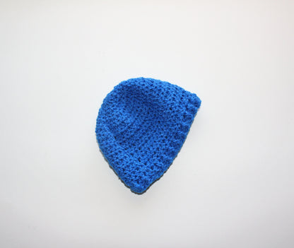 Crocheted Newborn Beanie/Stocking Hat