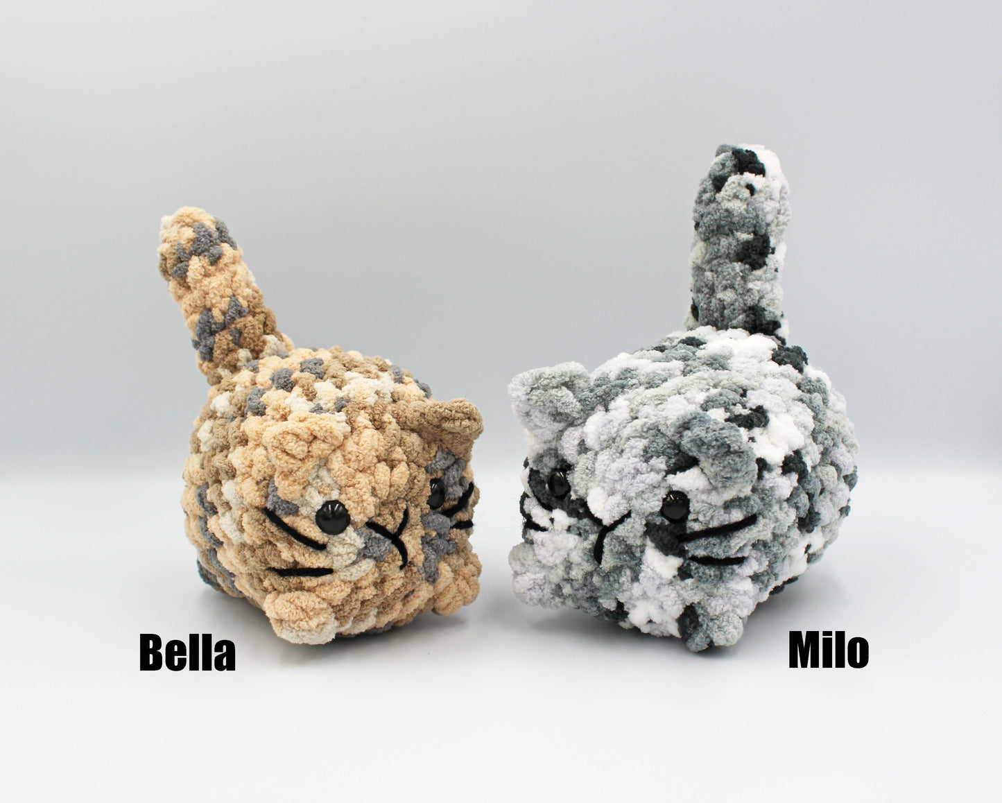 Amigurumi Mini Loaf Cat Plushie | Handmade Crochet Cat | Cute Stuffed Animal Gift