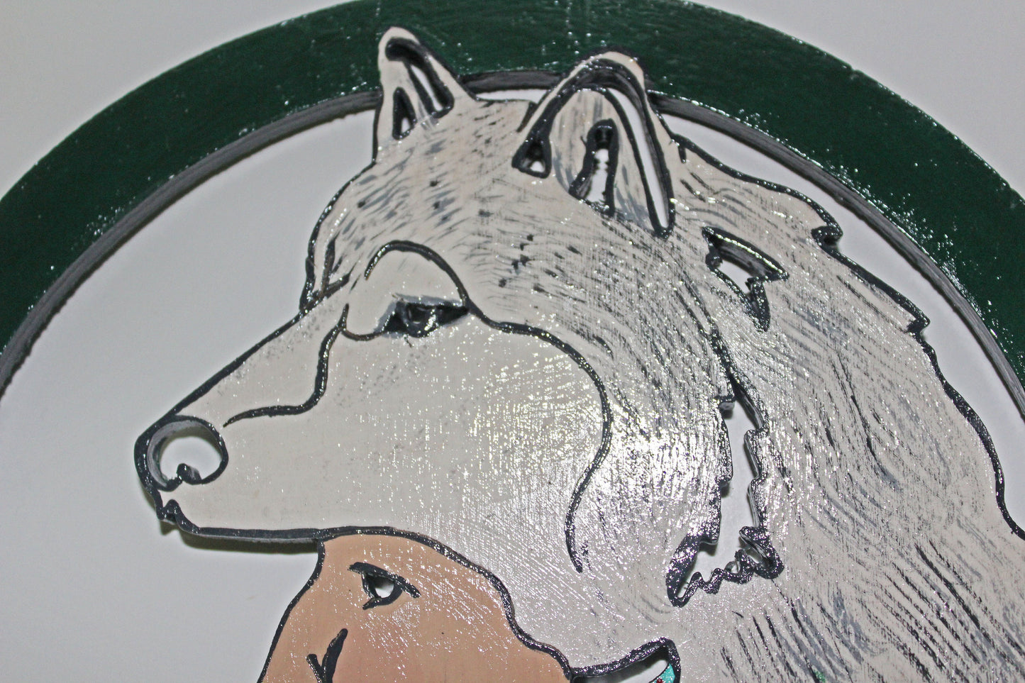 Hand-painted Wooden Indian Wall Decor