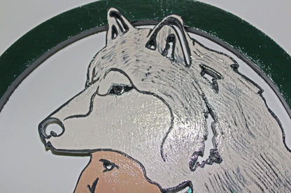 Hand-painted Wooden Indian Wall Decor