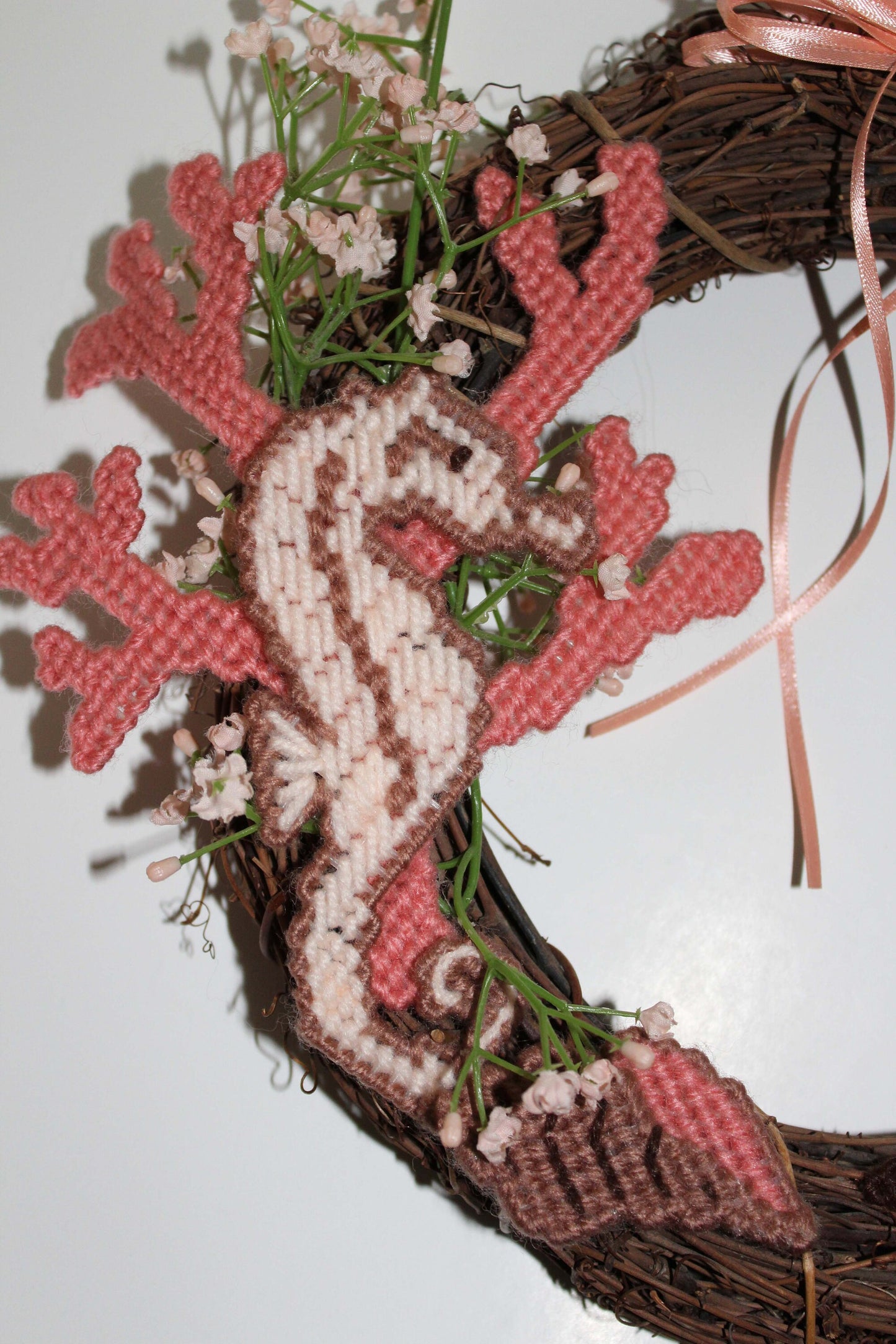 Beachy Floral Wreath