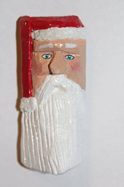 Carved Santa Magnet
