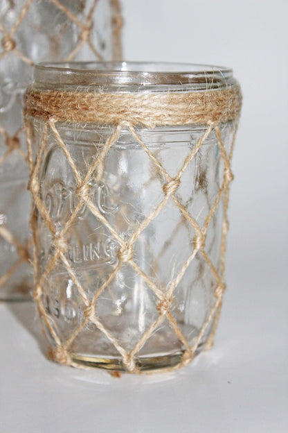 Clear Fishnet Jars