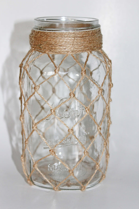 Clear Fishnet Jars