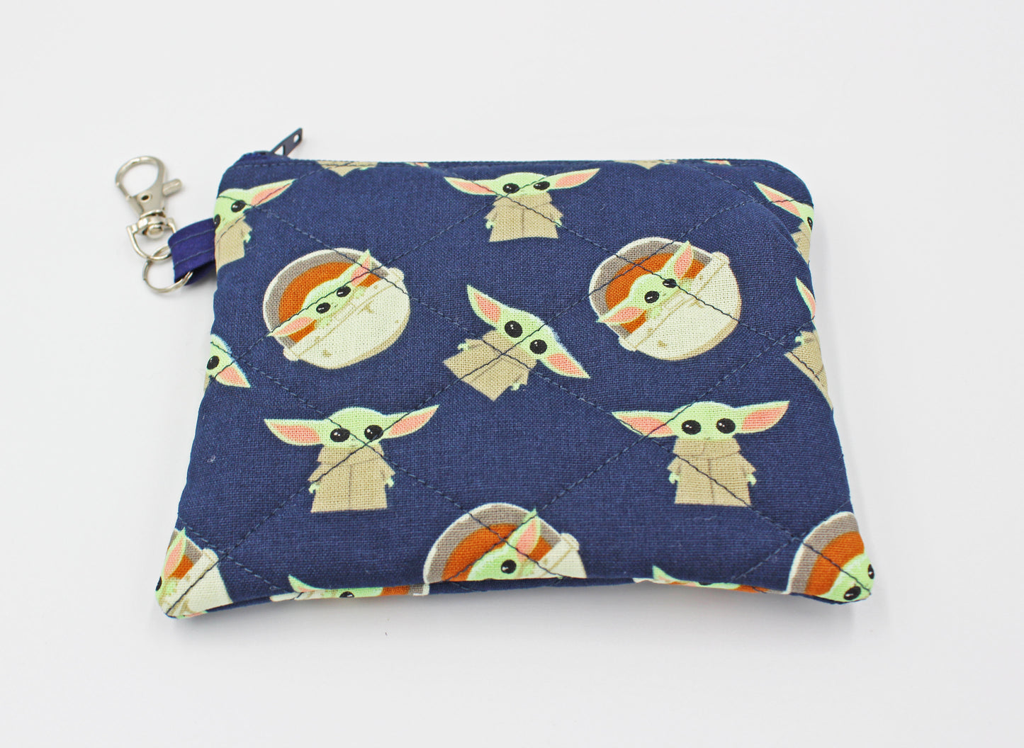 Character Quilted Coin Pouch/Keychain Wallet