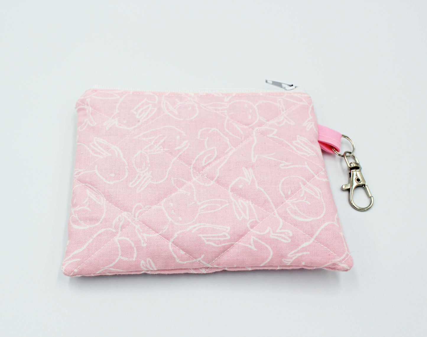 Whimsical & Cute Quilted Coin Pouch/Keychain Wallet