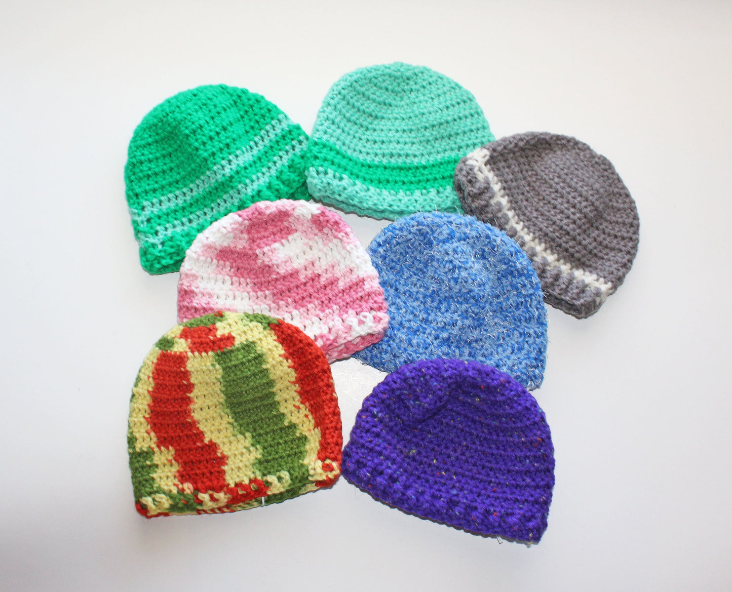 Crocheted Baby Beanie/Stocking Hat