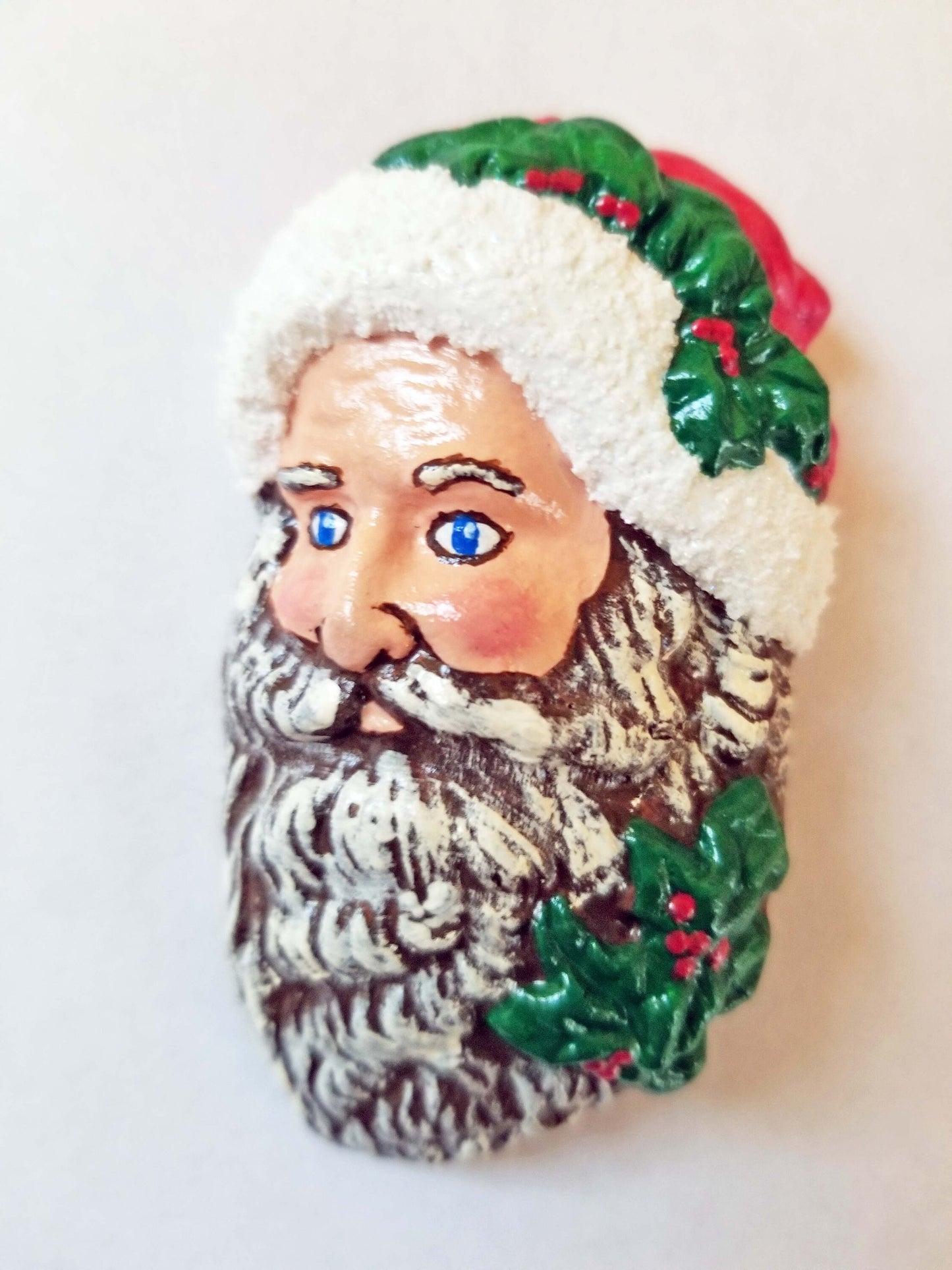 Ceramic Santa Magnet