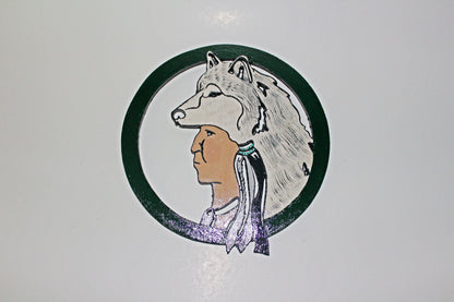 Hand-painted Wooden Indian Wall Decor