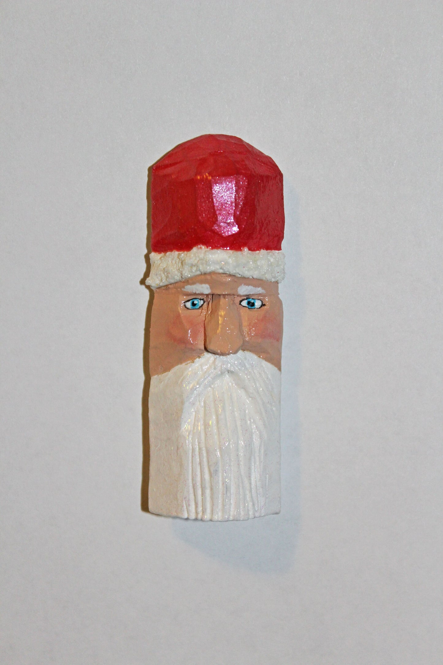 Carved Santa Magnet