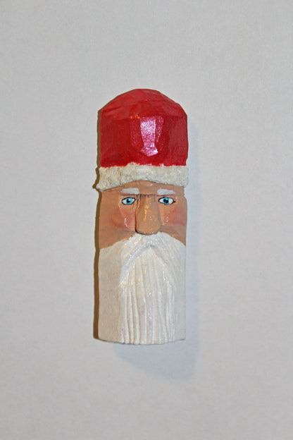 Carved Santa Magnet
