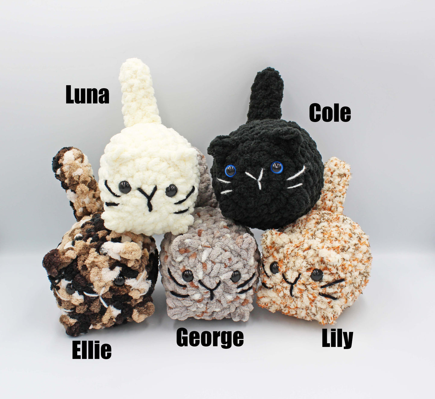 Amigurumi Mini Loaf Cat Plushie | Handmade Crochet Cat | Cute Stuffed Animal Gift