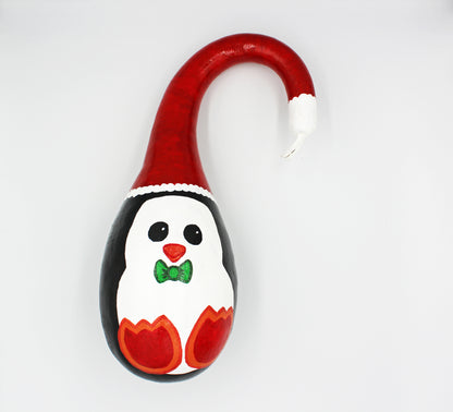 Large Hand Painted Penguin Gourd Decor – Cute Winter Decoration – One of a Kind Handmade Decor – Unique Artisan Gift (Copy)