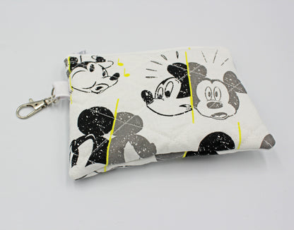 Character Quilted Coin Pouch/Keychain Wallet