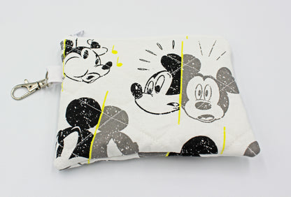 Character Quilted Coin Pouch/Keychain Wallet