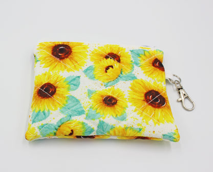Whimsical & Cute Quilted Coin Pouch/Keychain Wallet